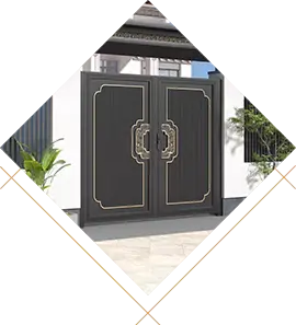 Porta in alluminio pressofuso