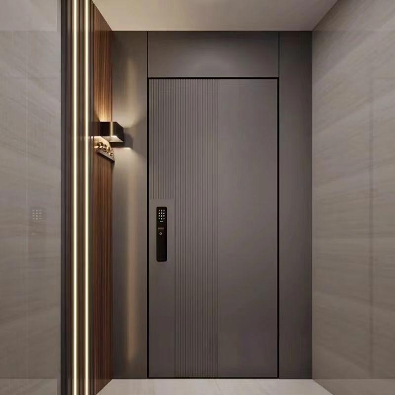 Porta nascosta scolpita con precisione radiale 3D