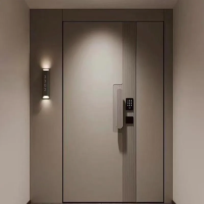 Porta in alluminio pressofuso insonorizzata e termoisolante